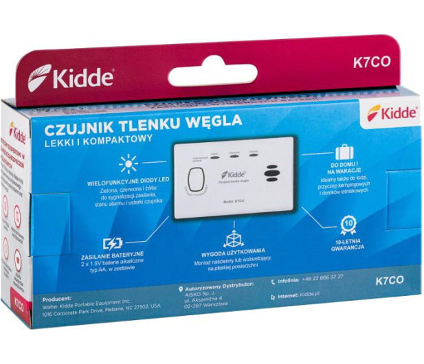Kidde K7CO Czujnik tlenku węgla - 1060248 - zdjęcie 6